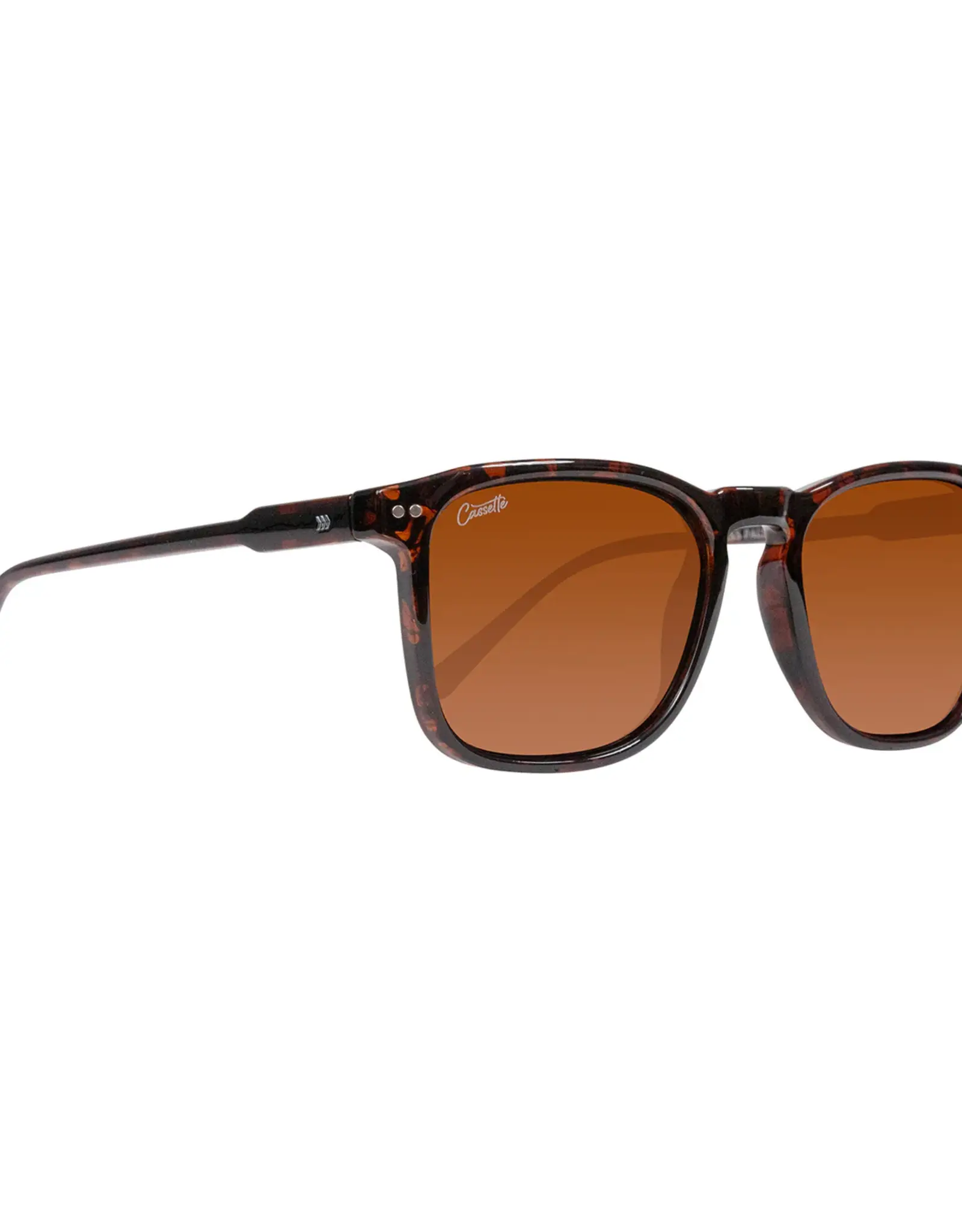 Cassette Optics Playlist Polarized - Splatter Tortoise  / Brown Lens