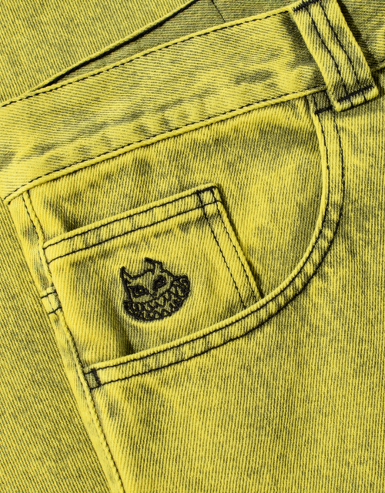 POLAR Big Boy Pants - Demon Child (Lemon / Black)