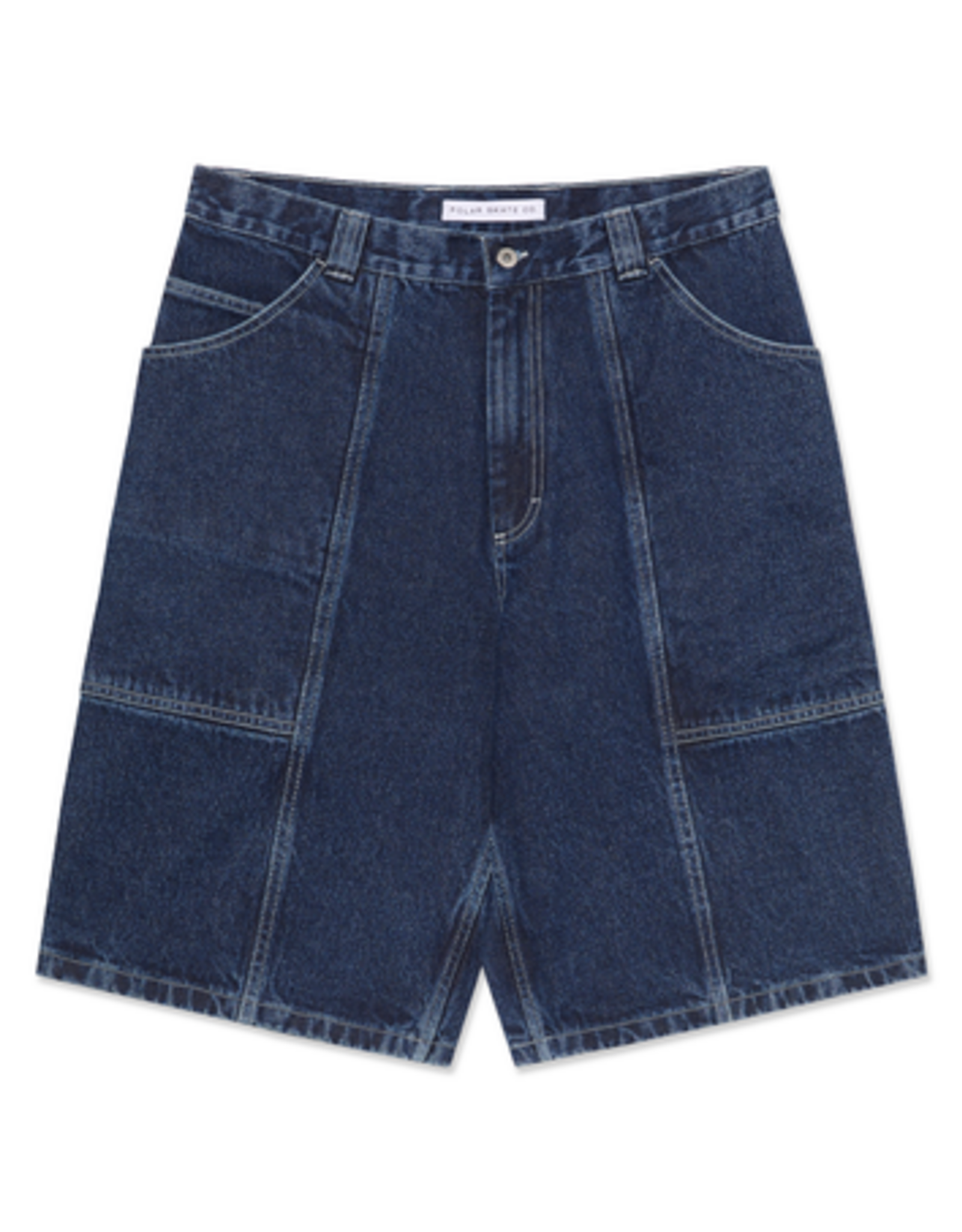 POLAR Jiro Shorts - Dark Blue w/ White Stich
