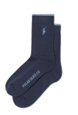 POLAR Business Socks No Complies Forever - Navy / Light Blue