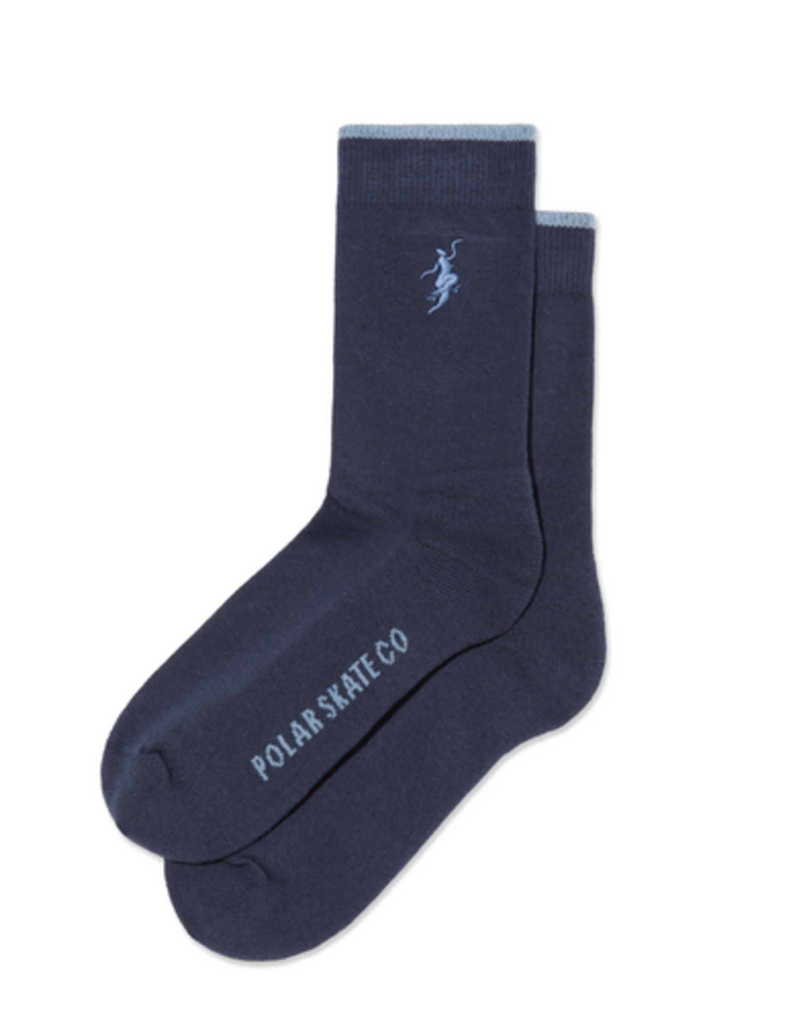 POLAR Business Socks No Complies Forever - Navy / Light Blue