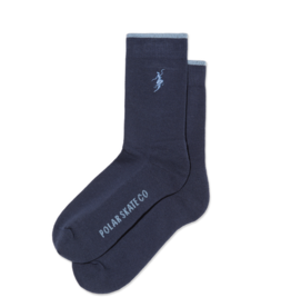 POLAR Business Socks No Complies Forever - Navy / Light Blue