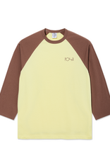 POLAR 3/4 Sleeve Tee - Cinnamon / Light Yellow