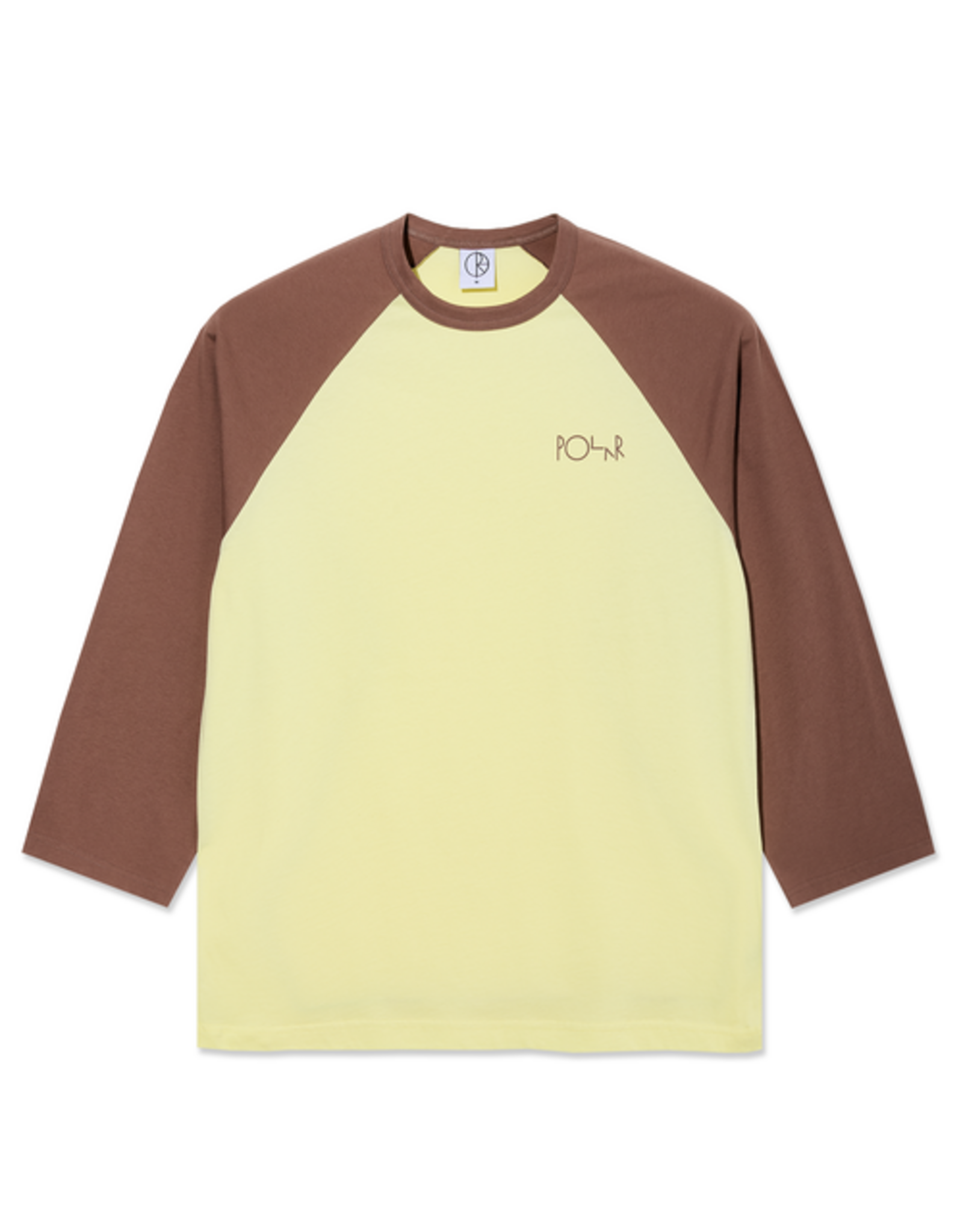 POLAR 3/4 Sleeve Tee - Cinnamon / Light Yellow