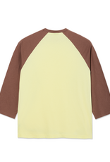 POLAR 3/4 Sleeve Tee - Cinnamon / Light Yellow