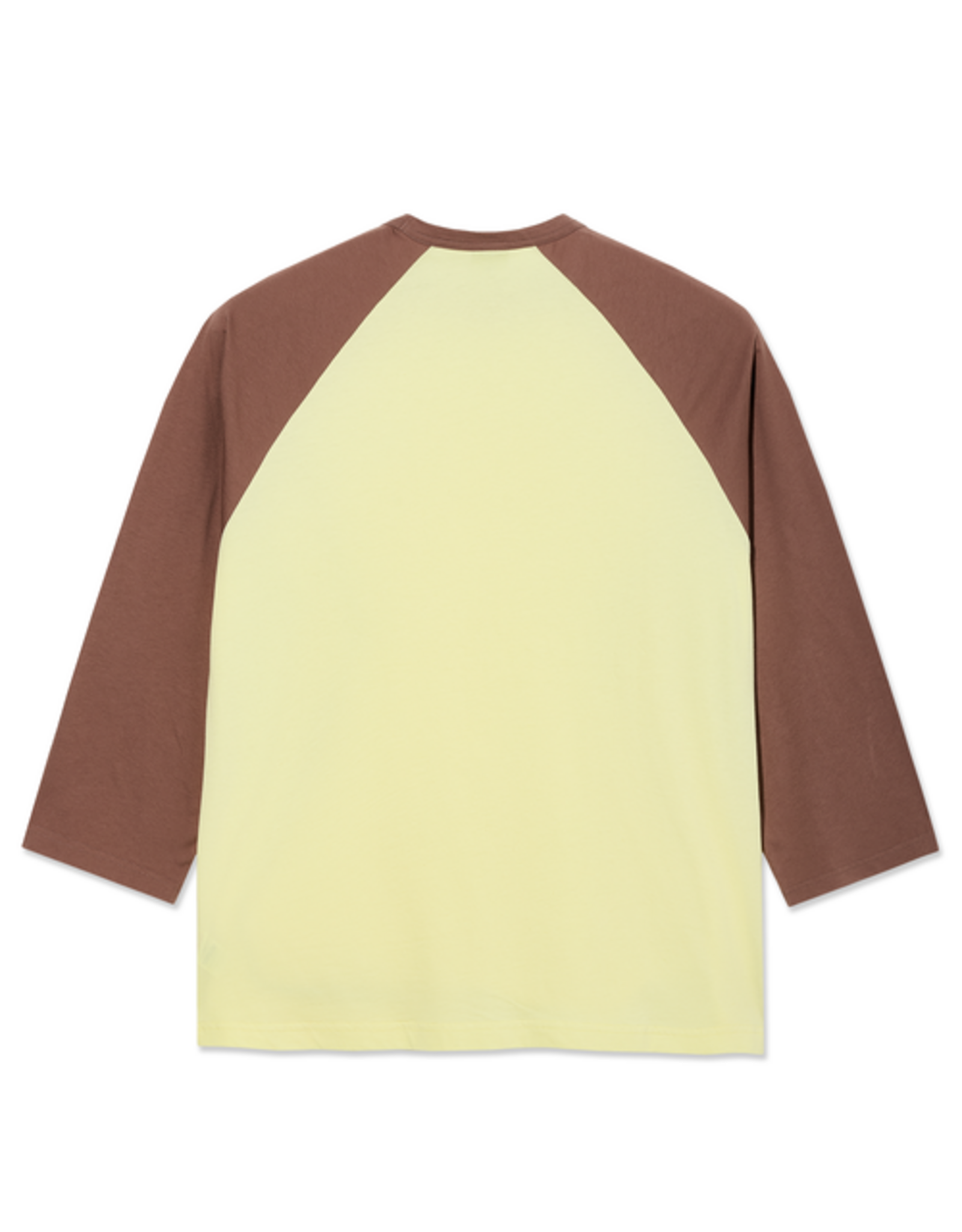 POLAR 3/4 Sleeve Tee - Cinnamon / Light Yellow