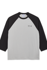 POLAR 3/4 Sleeve Tee - Black / Silver