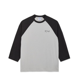 POLAR 3/4 Sleeve Tee - Black / Silver
