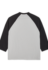 POLAR 3/4 Sleeve Tee - Black / Silver