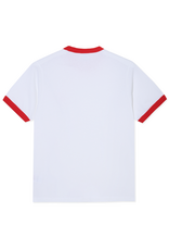 POLAR Ringer Tee - White / Red