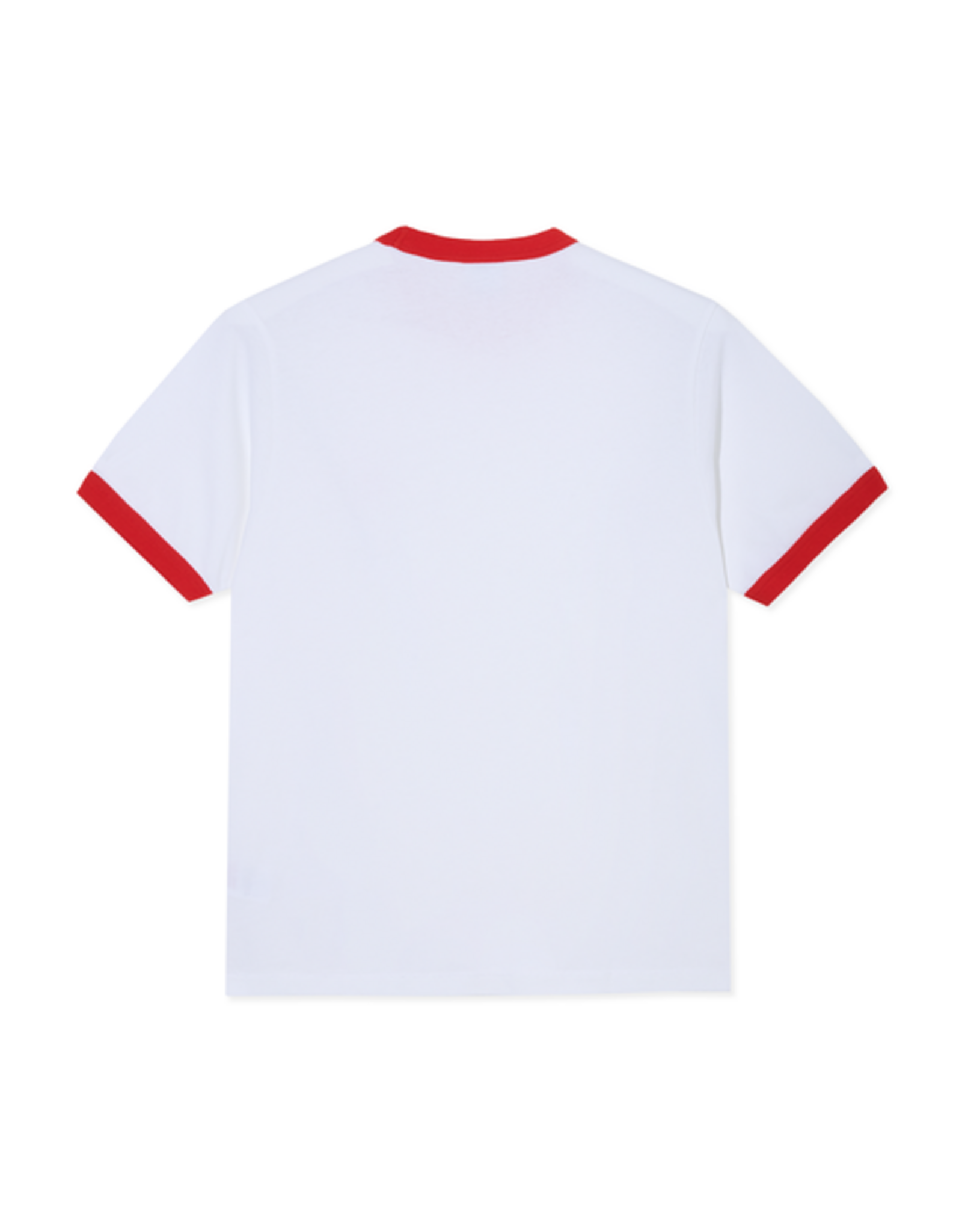 POLAR Ringer Tee - White / Red