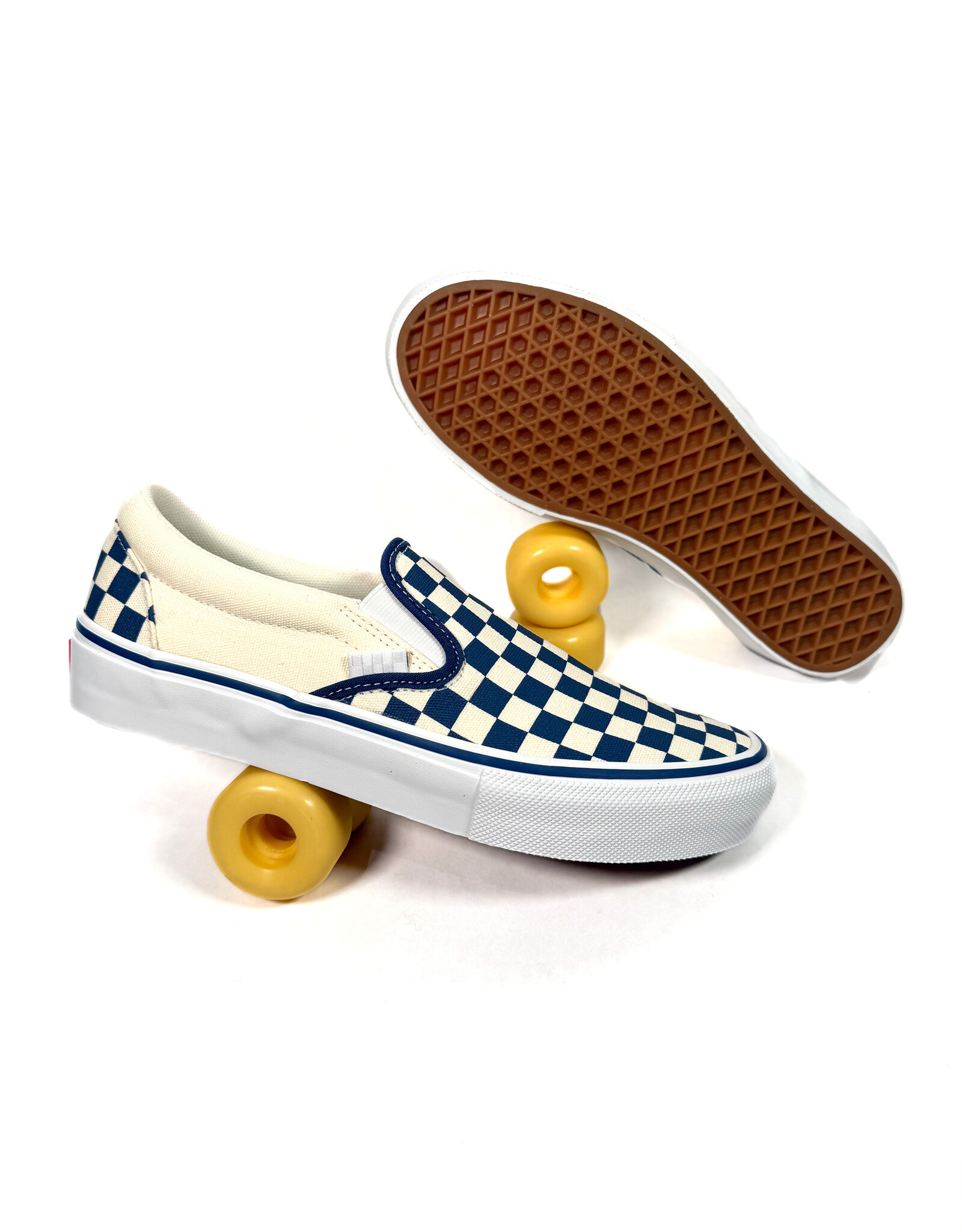 VANS Skate Slip-On - Blue Checkerboard