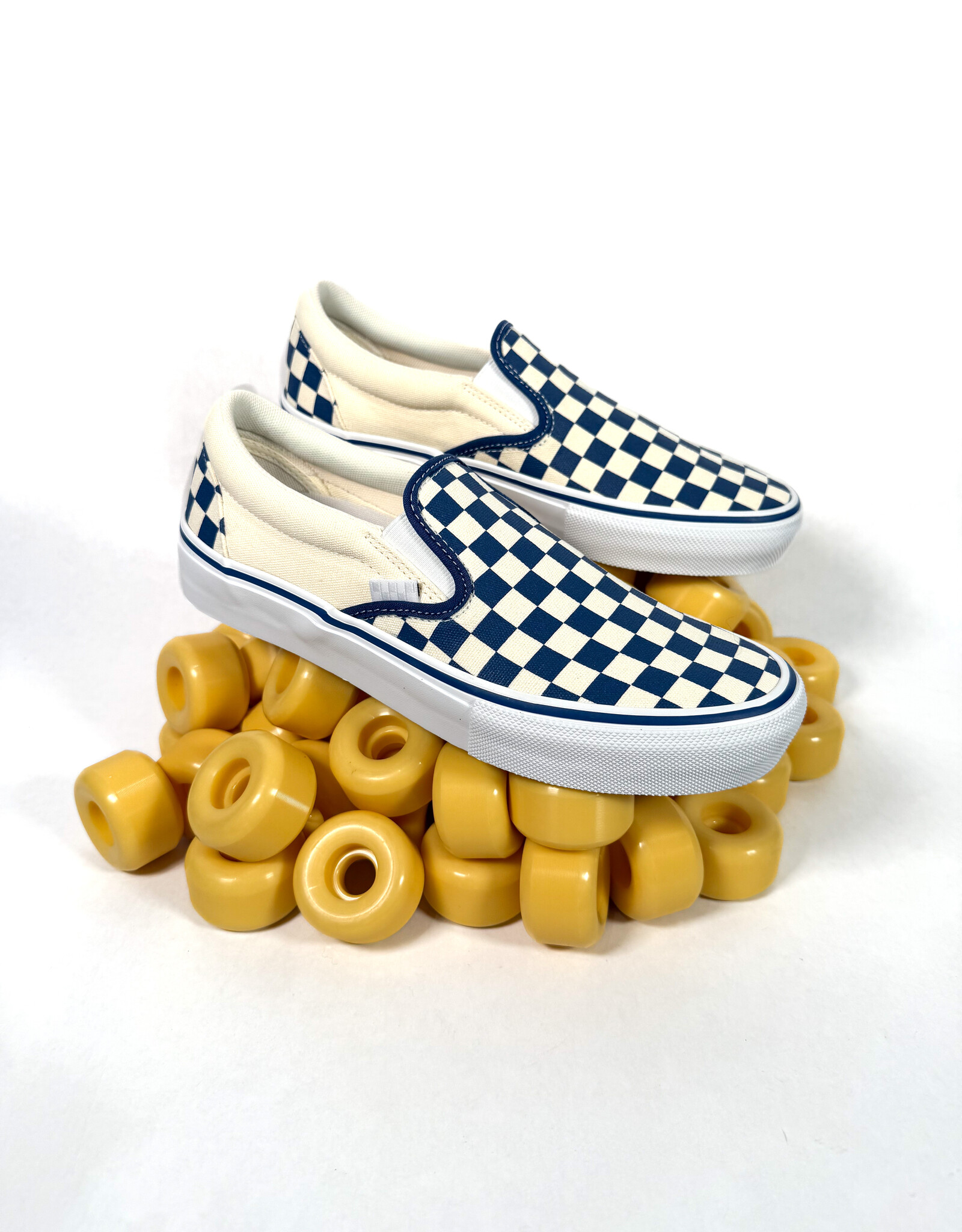 VANS Skate Slip-On - Blue Checkerboard