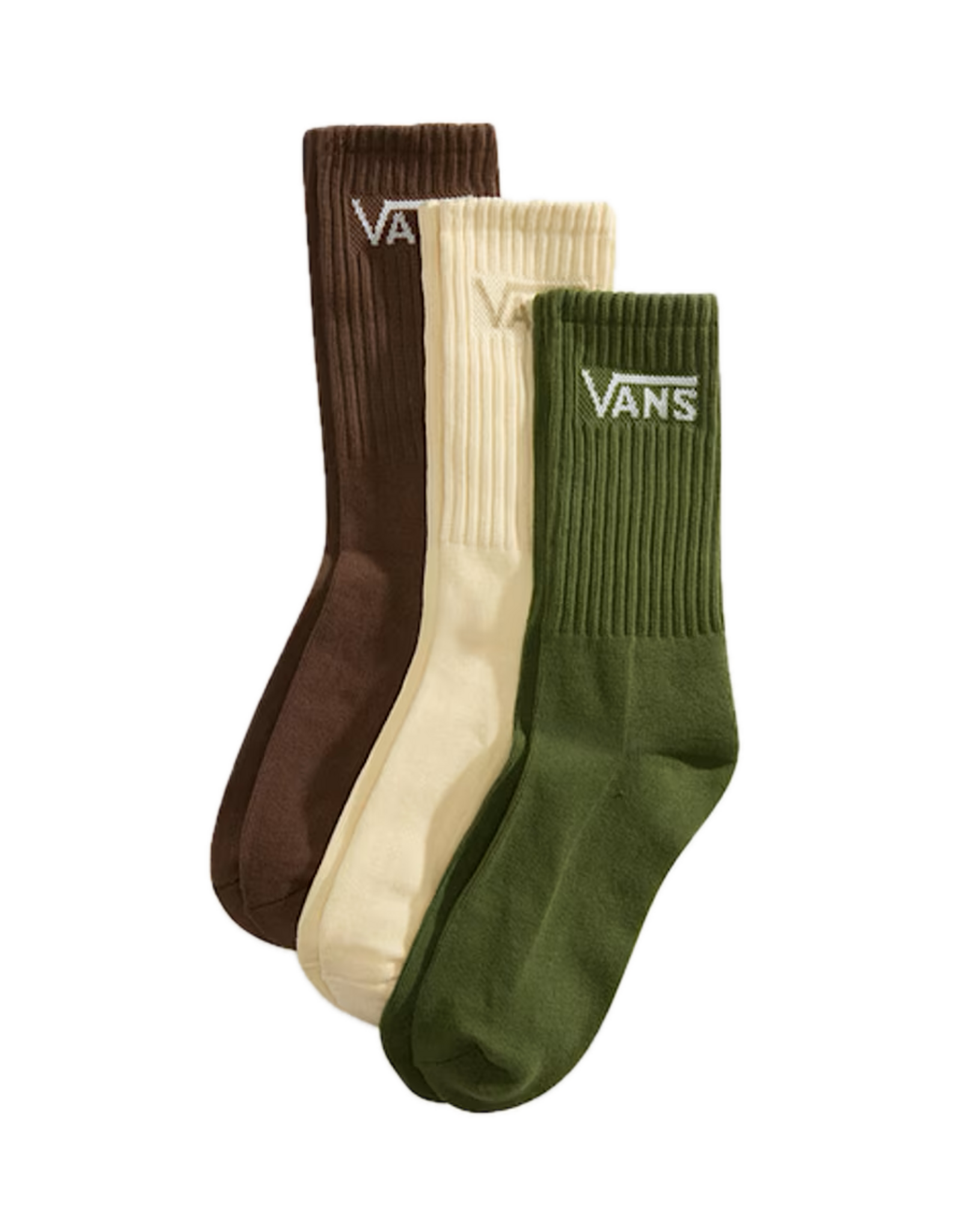 VANS Classic Crew Sock 3 Pack - Green Balsam