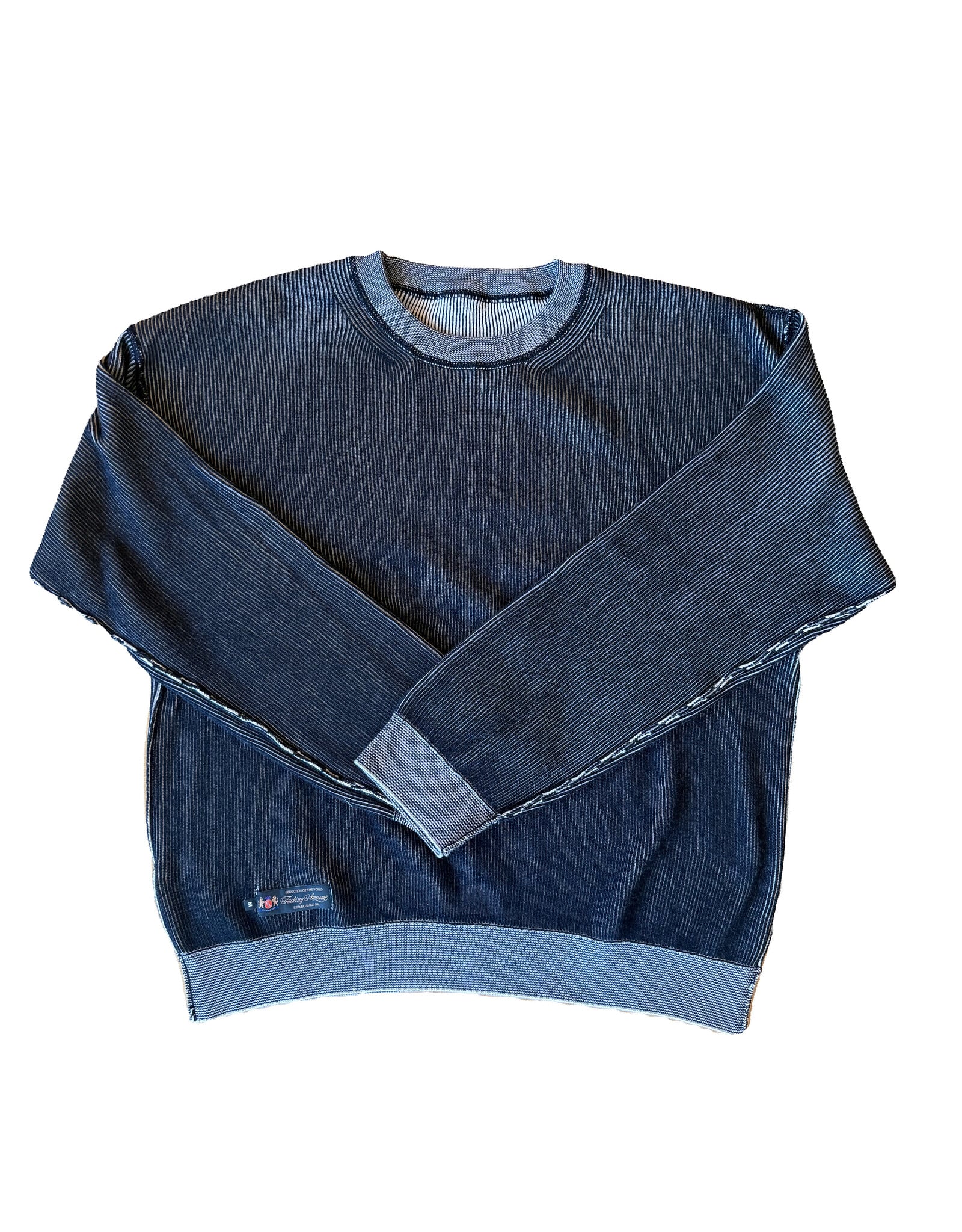 FUCKING AWESOME Reversible Knitted Sweater - Grey