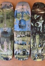 Brujaria Skateboards Hieronymus Bosch Garden of Earthly Delights Deck Triptych - 8.75