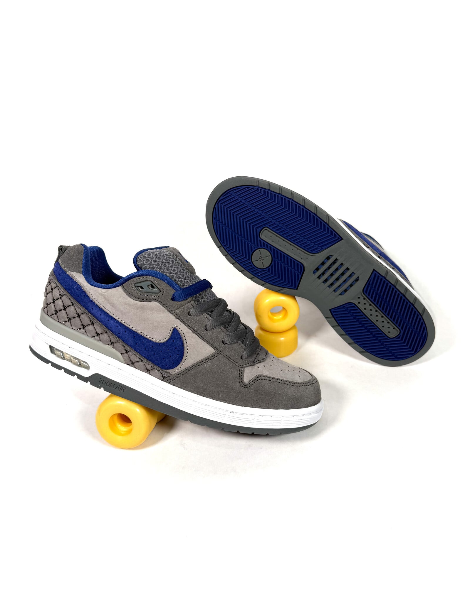 NIKE SB Paul Rodriguez Zoom Air Low DG - Flint Grey / Deep Royal Blue