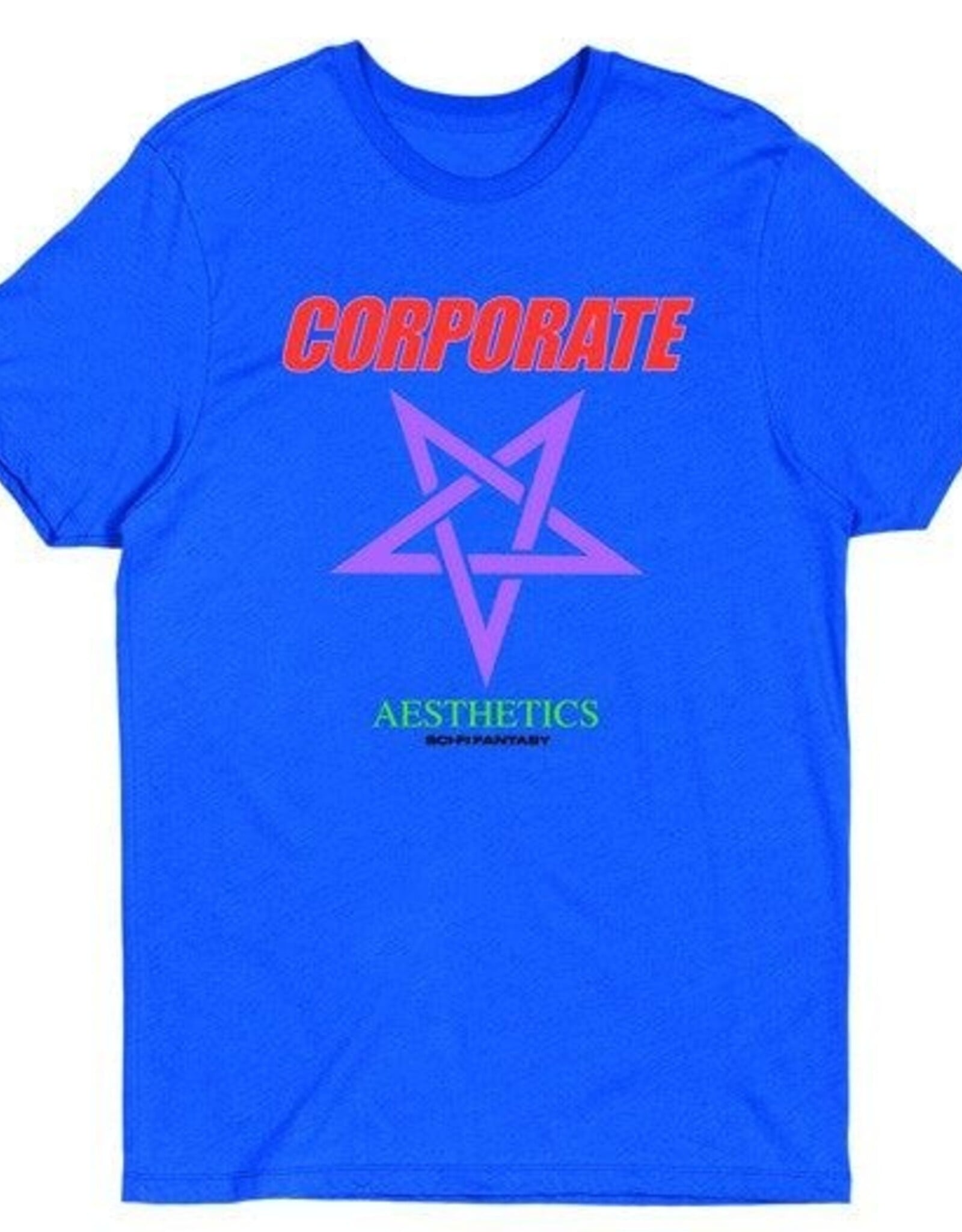 SCI FI FANTASY Corporate Aesthetics Tee - Royal