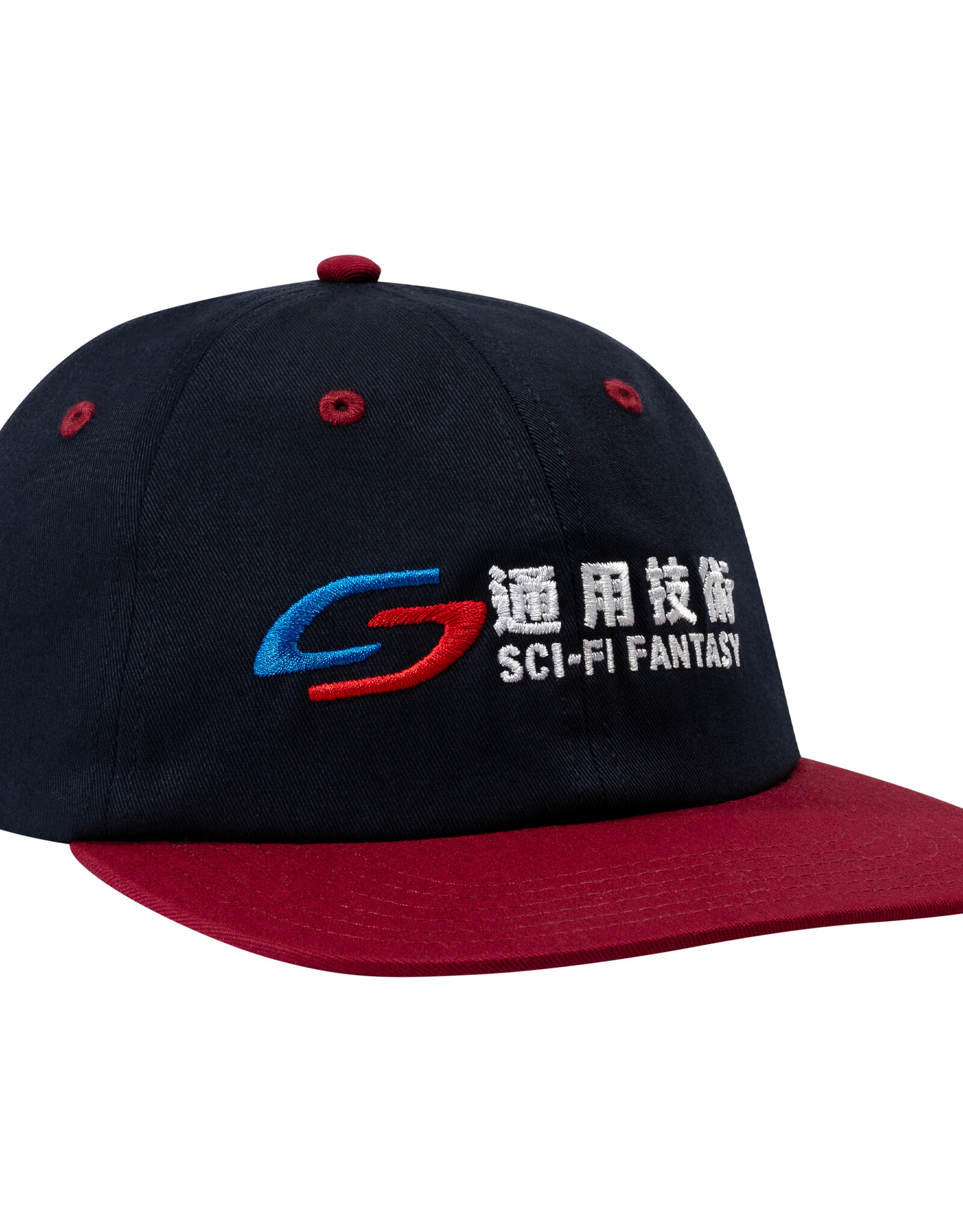 SCI FI FANTASY Transit Hat - Navy / Deep Red