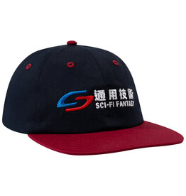SCI FI FANTASY Transit Hat - Navy / Deep Red