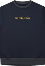 SCI FI FANTASY Logo Crewneck Fleece - Navy
