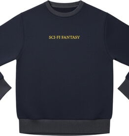 SCI FI FANTASY Logo Crewneck Fleece - Navy