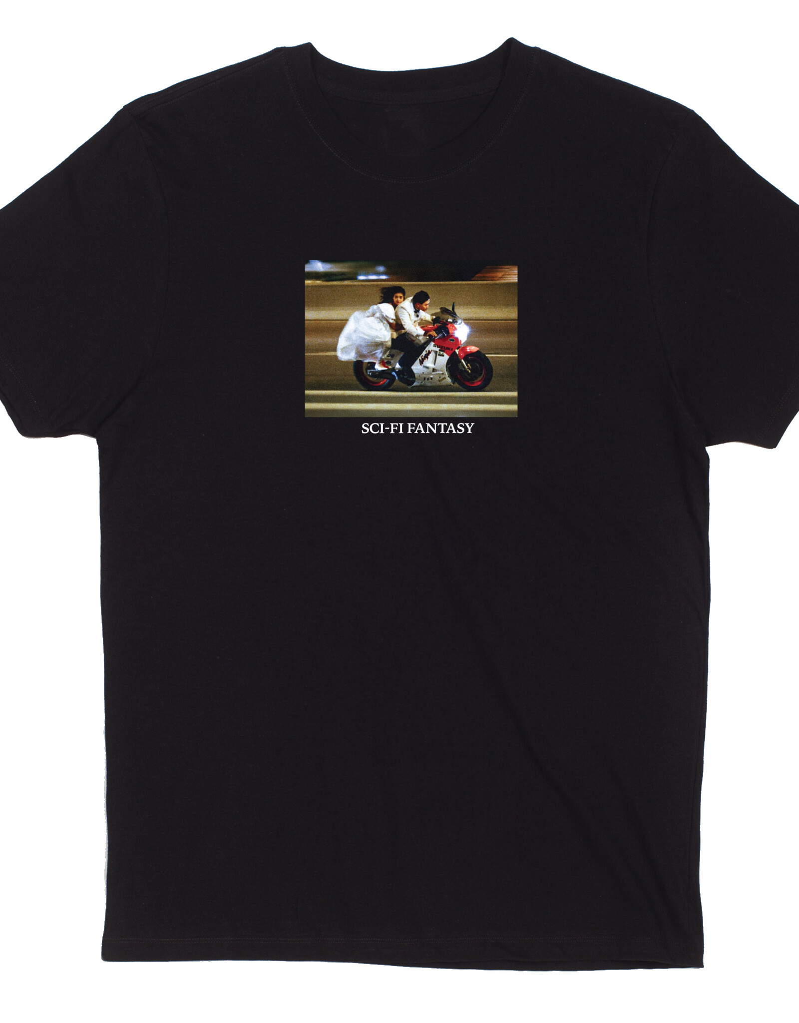 Sci-Fi Fantasy A Moment Of Romance Tee - Black
