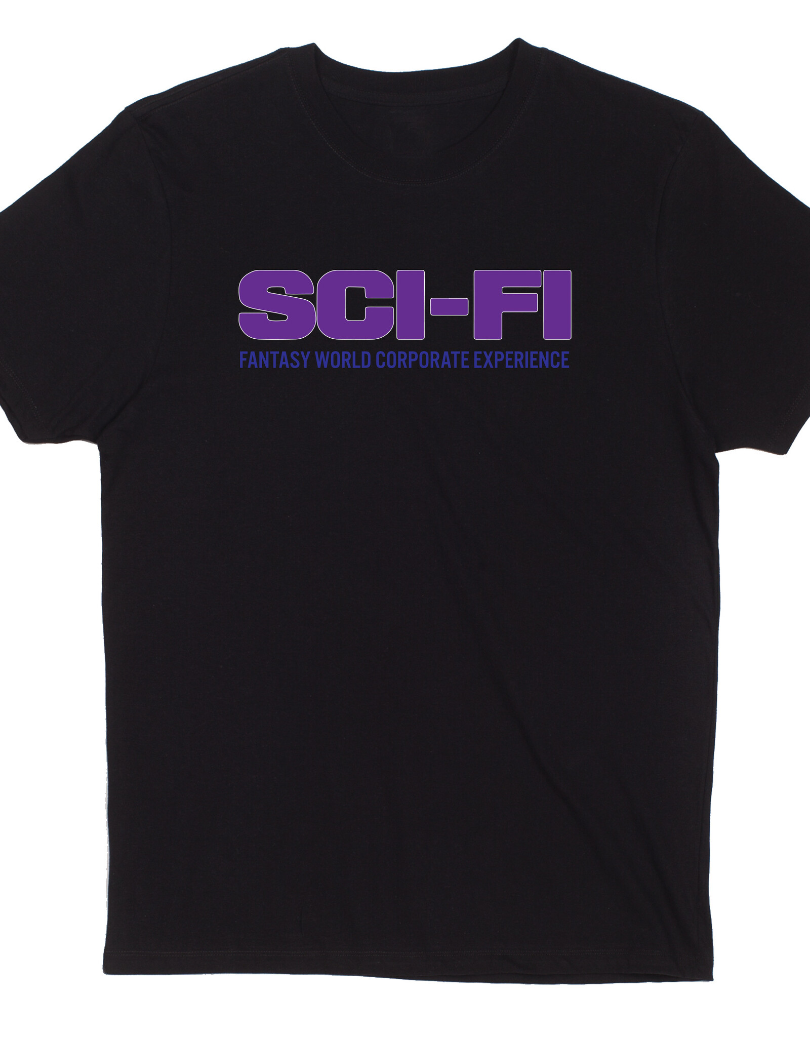 Sci-Fi Fantasy Fantasy World Tee - Black