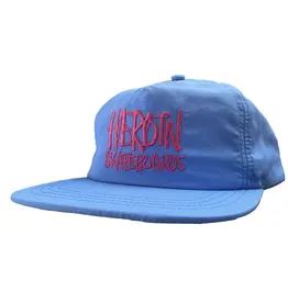 HEROIN Script Nylon Snapback - Blue / Pink