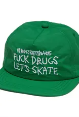 HEROIN Fuck Drugs Snapback - Green