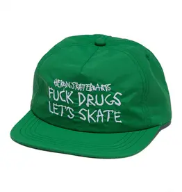 HEROIN Fuck Drugs Snapback - Green