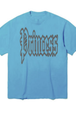 HARDBODY PRINCESS SILVER TEE - NEON BLUE