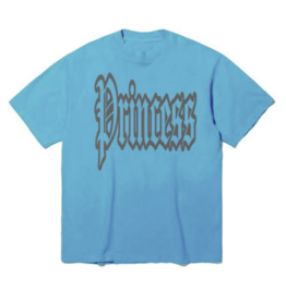 HARDBODY PRINCESS SILVER TEE - NEON BLUE