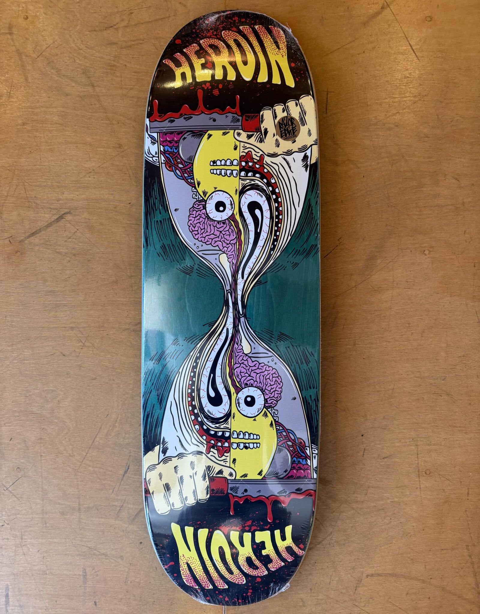 HEROIN Merged Anatomy RazorEgg Deck - 9.25