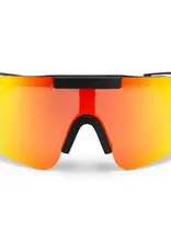 CHPO BRAND Luca Sunglasses - Black / Red Mirror