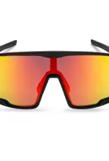CHPO BRAND Henrik Sunglasses - Black / Red Mirror