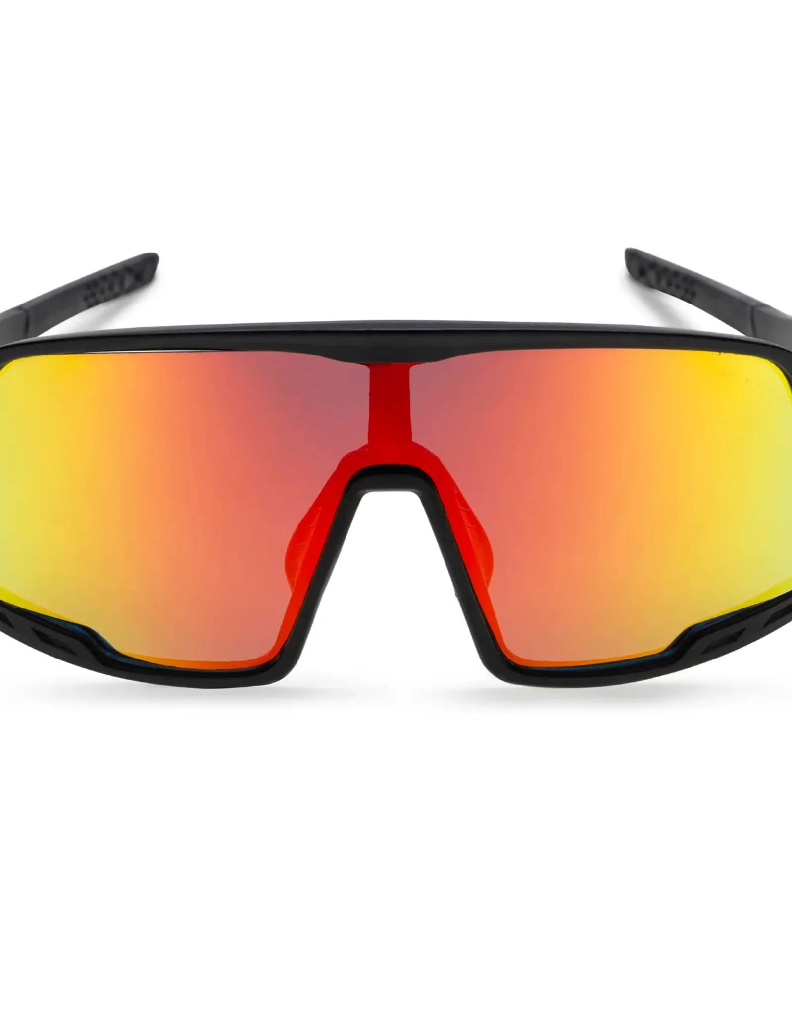 CHPO BRAND Henrik Sunglasses - Black / Red Mirror