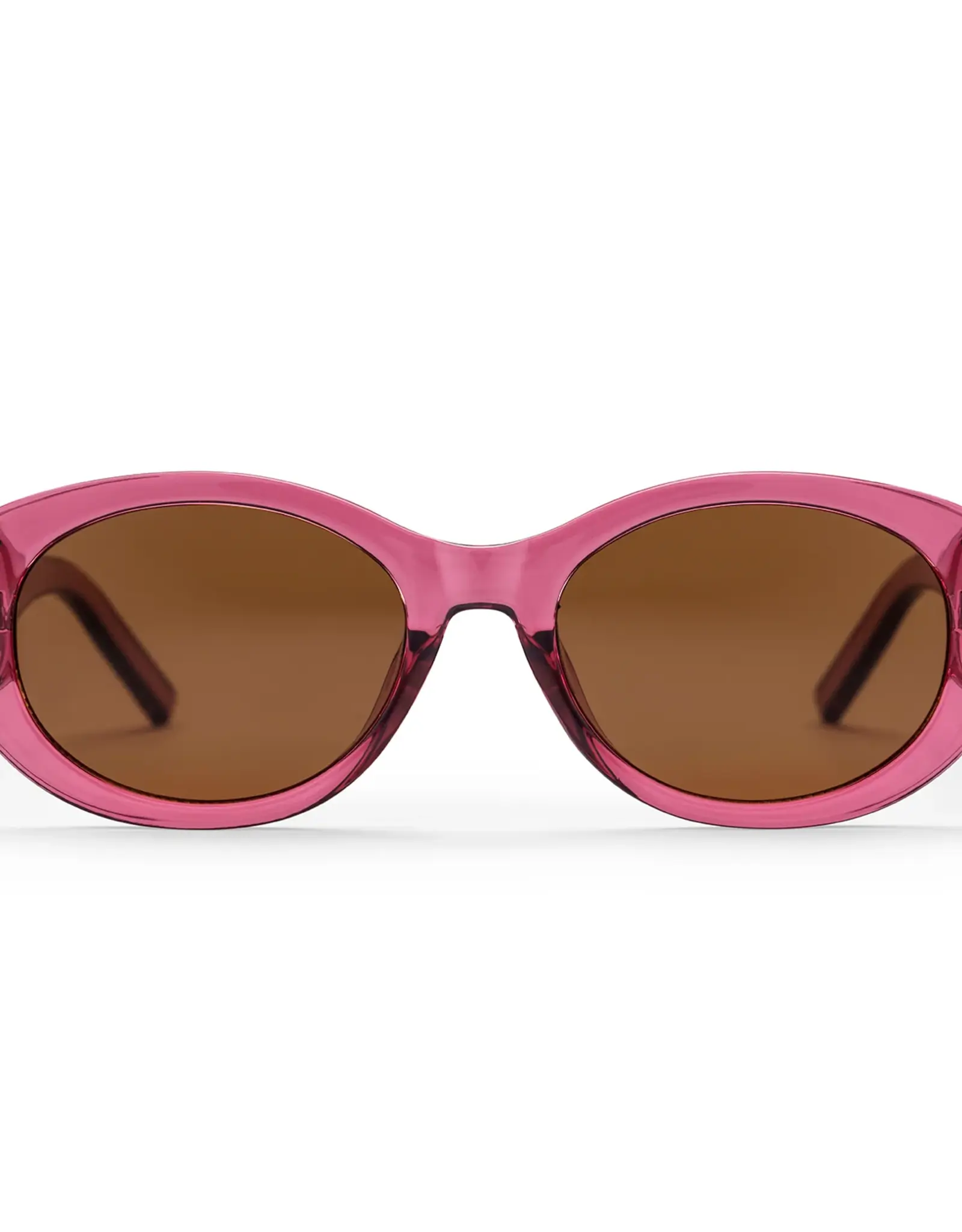 CHPO BRAND Cleo Sunglasses - Burgundy / Brown