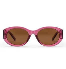 CHPO BRAND Cleo Sunglasses - Burgundy / Brown