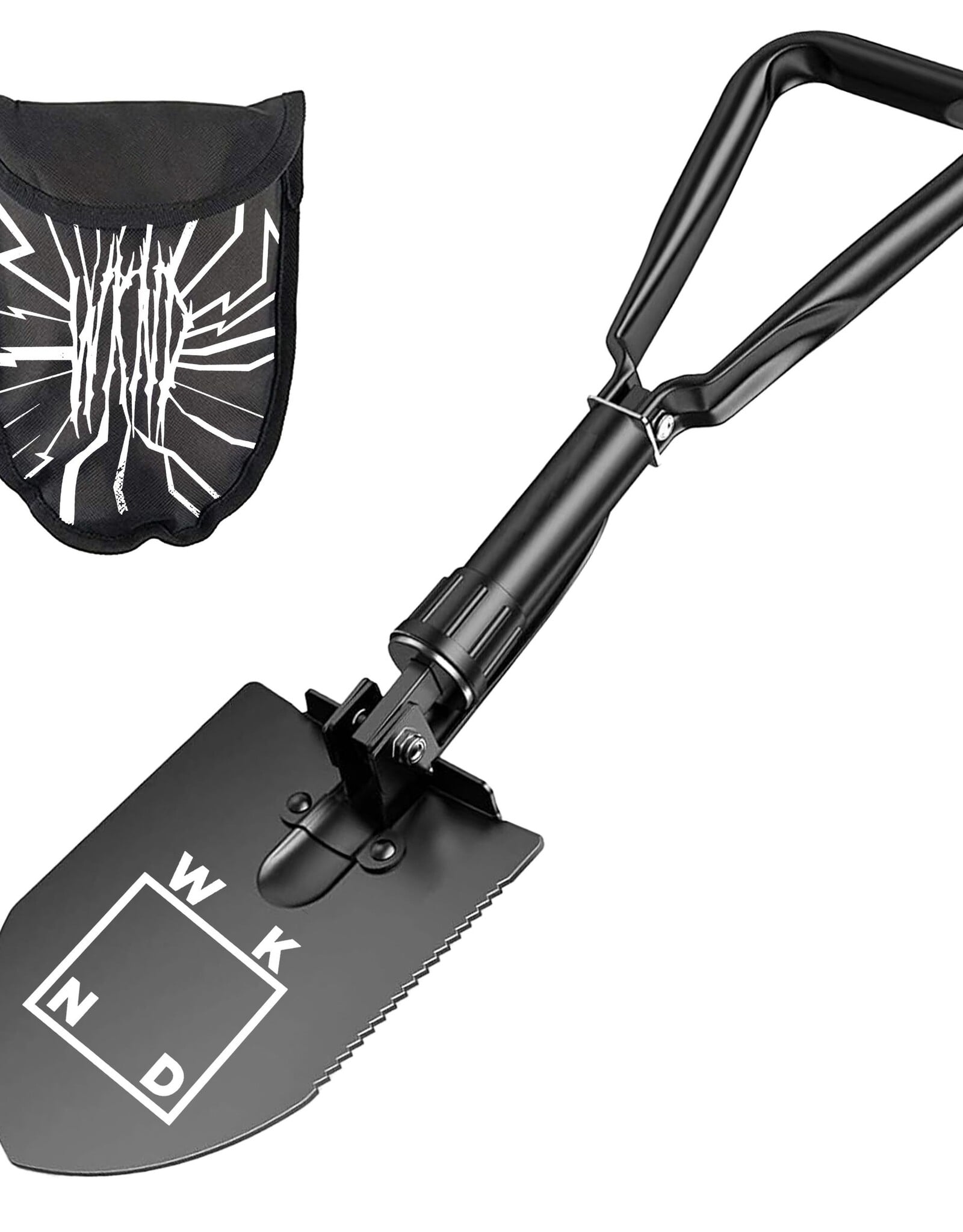 Collapsible Camping Shovel - Black