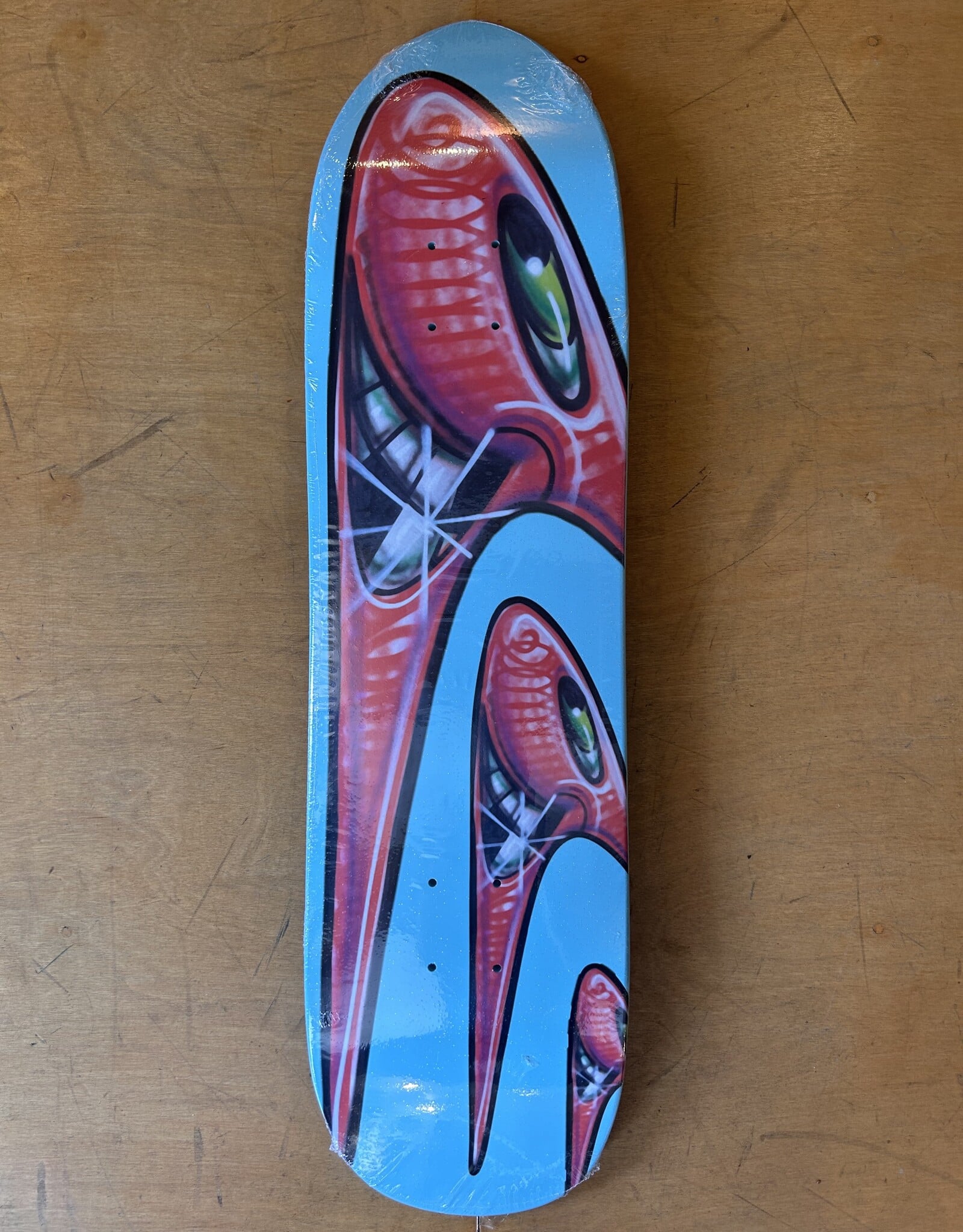 HUF Kenny Scharf Karbombz Cruiser Deck Teal - 8.5 x 32.5 14.24 WB