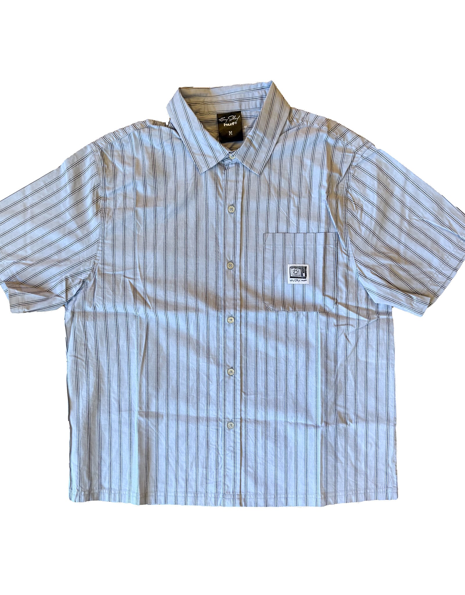 HUF Kenny Scharf Television Stripe Shirt - Blue Multi