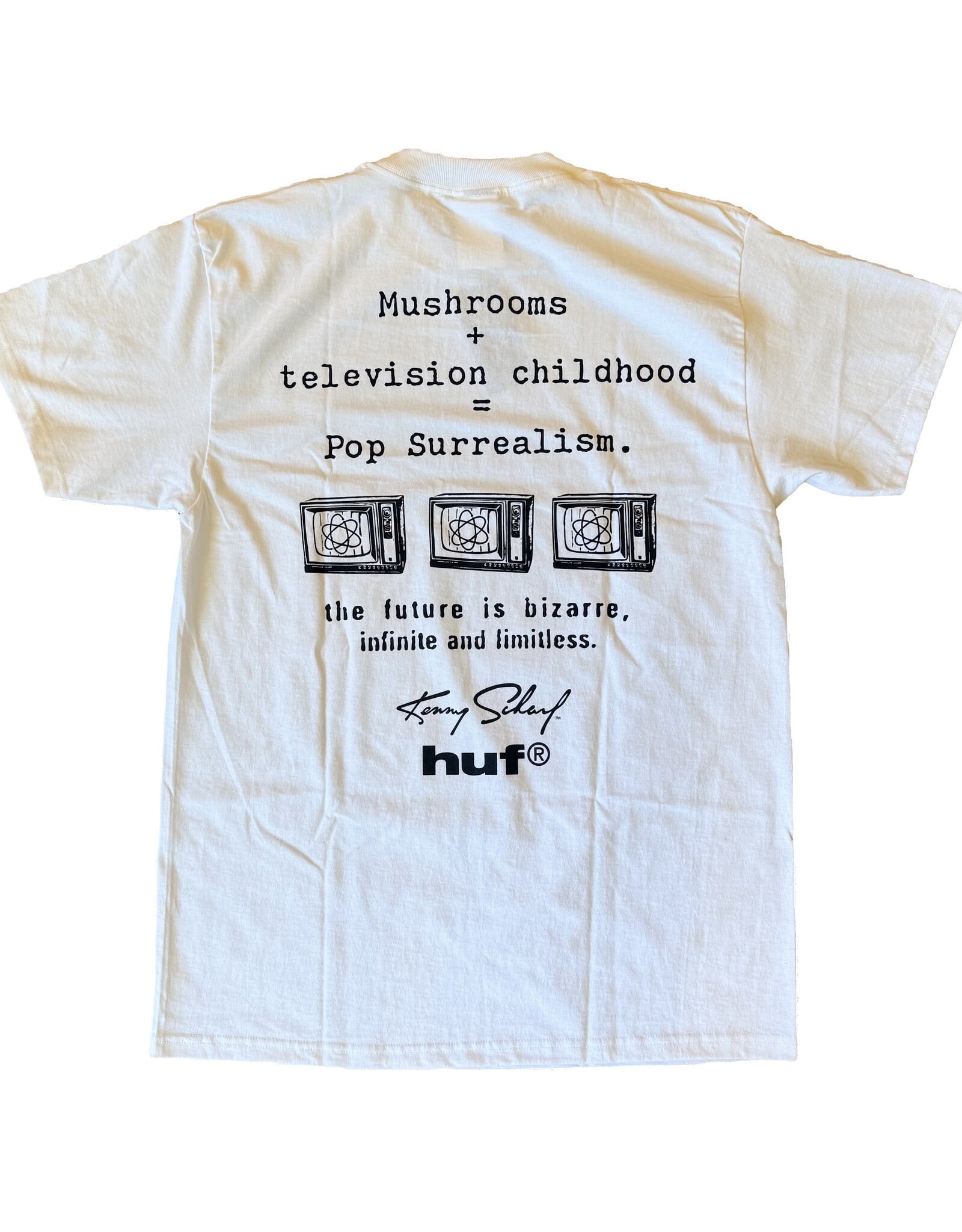 HUF Kenny Scharf Television S/S Tee - White