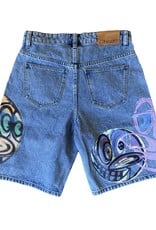 HUF Kenny Scharf Spray Guys Denim Short - Multi