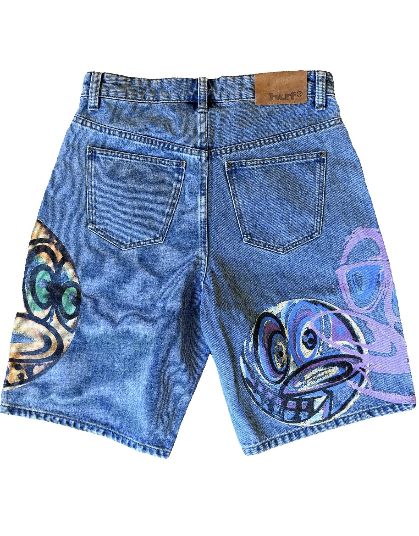 HUF Kenny Scharf Spray Guys Denim Short - Multi