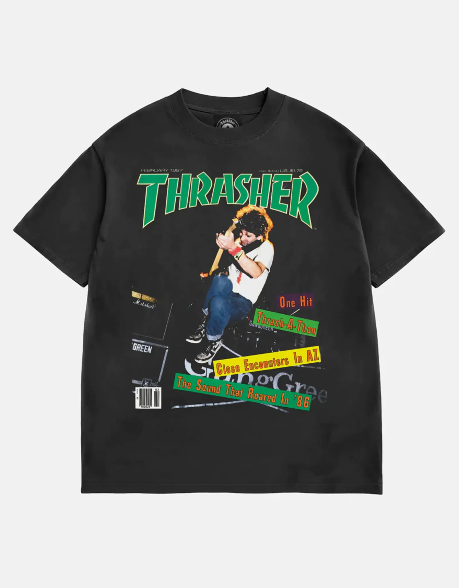 THRASHER Febuary 1987 Tee - Black