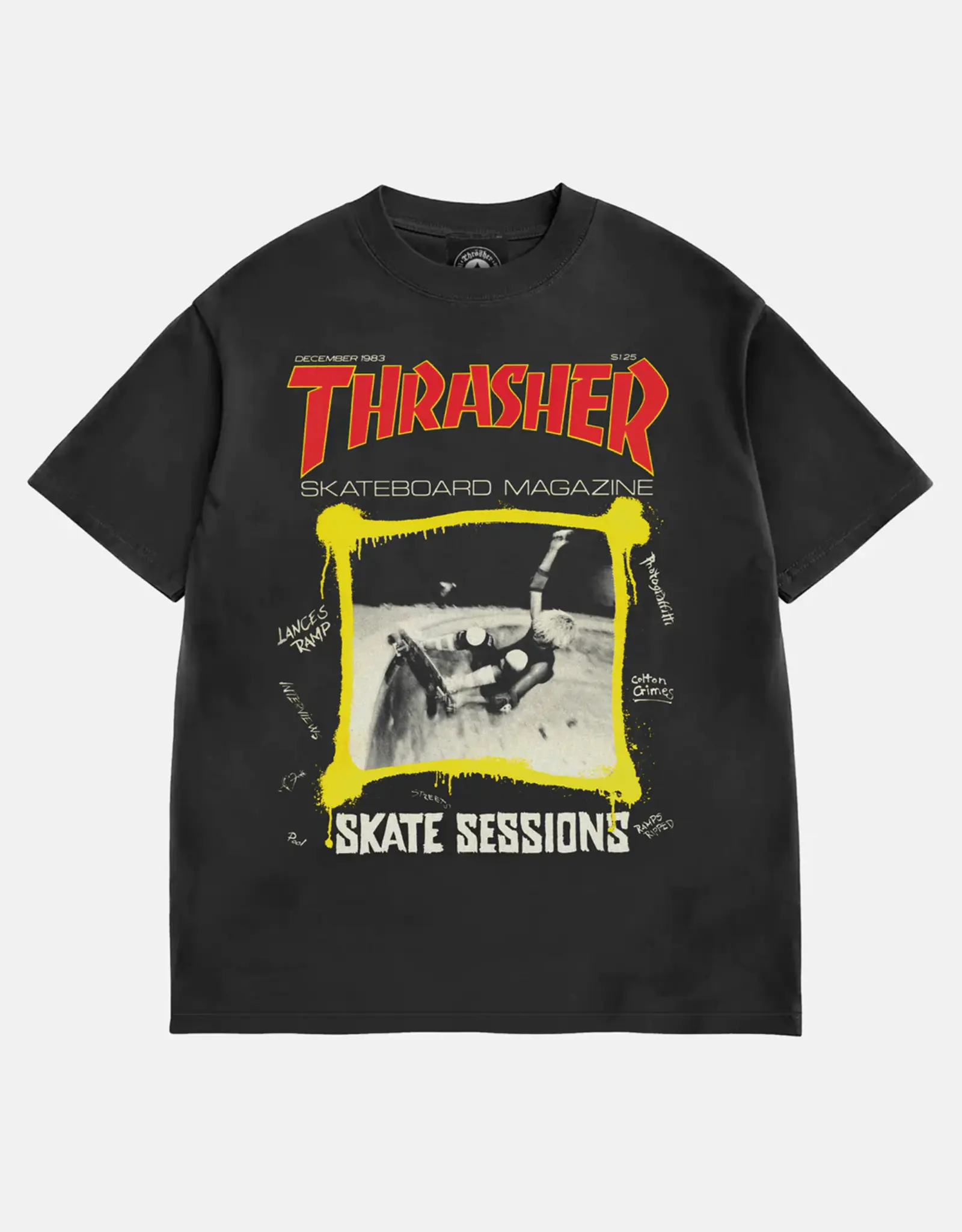 THRASHER December 1983 Tee - Black