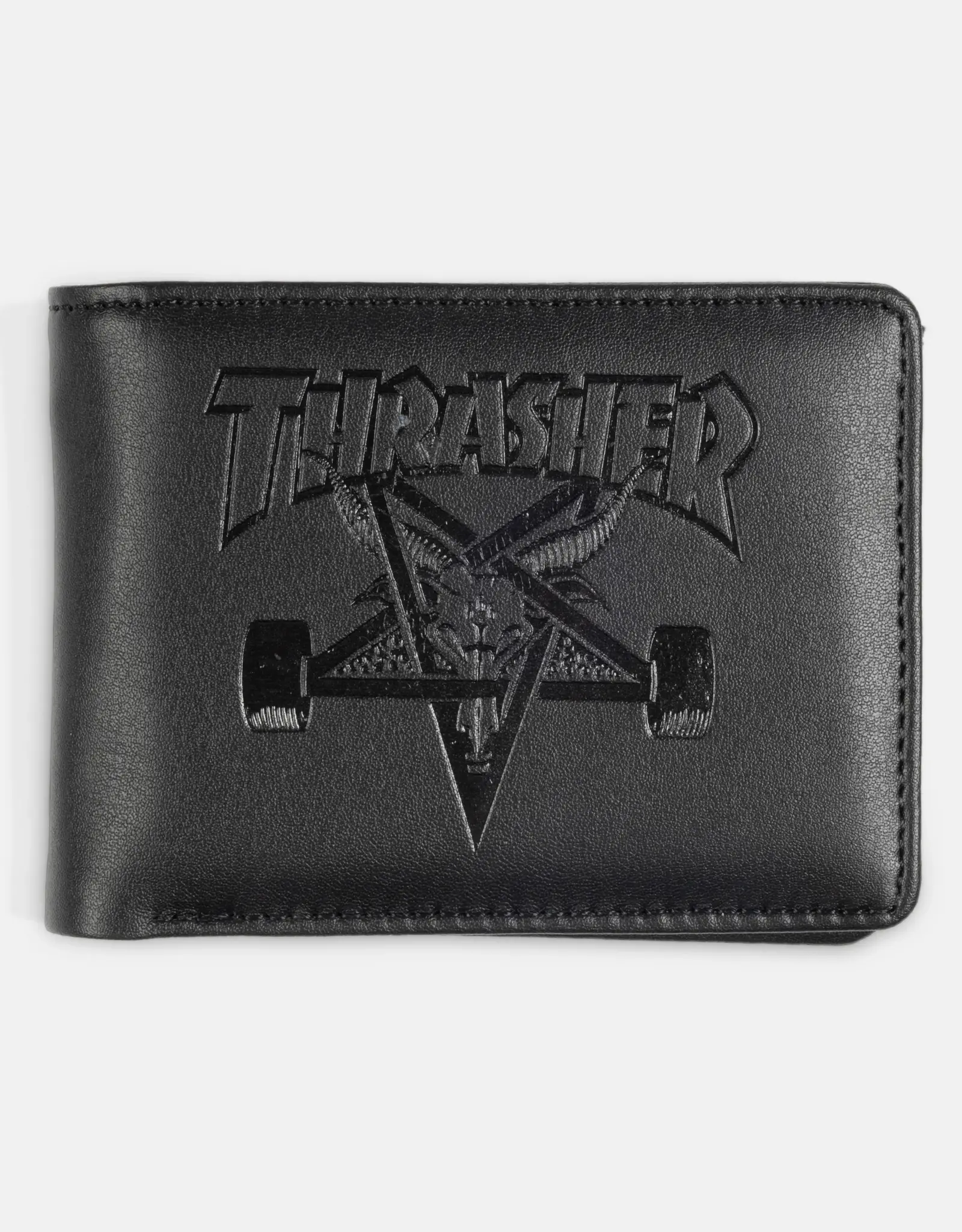 THRASHER Skategoat Leather Wallet - Black