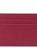 HERSCHEL Charlie Cardholder Vegan Leather - Cherry