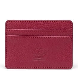 HERSCHEL Charlie Cardholder Vegan Leather - Cherry